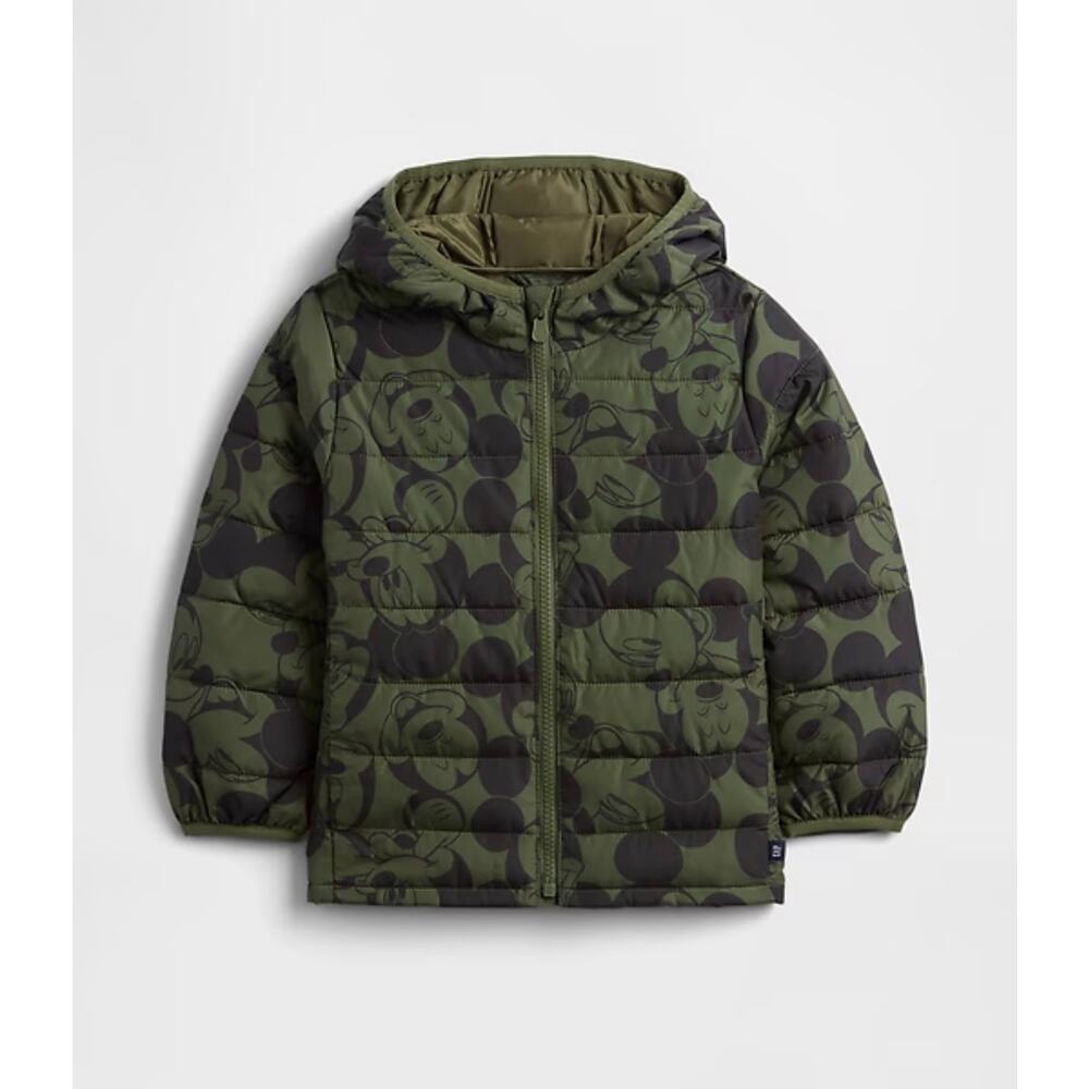 NEW babyGap x Disney Mickey Mouse Cold Control Puffer Jacket Toddler Size 4